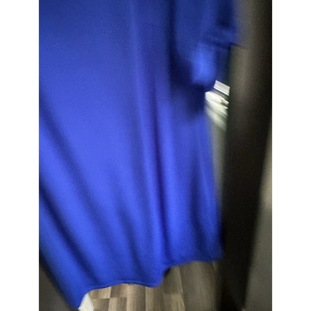 Jessica H Royal Blue Shift Dress With Tie Sleeves Size 16 - Picture 3 of 5